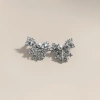 Pearl and diamond earrings are fashionable and light luxury earrings for women, exquisite and versatile details Picture